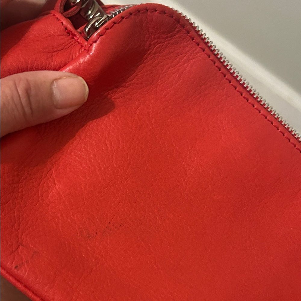 Borse in Pelle made in Italy genuine Elegant genuine soft leather red crossbody - Picture 15 of 15